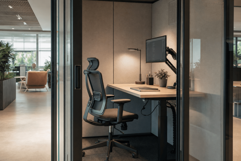 Hoe richt je een stiltewerkplek in op kantoor die zowel concentratie als ergonomie&nbsp;ondersteunt?